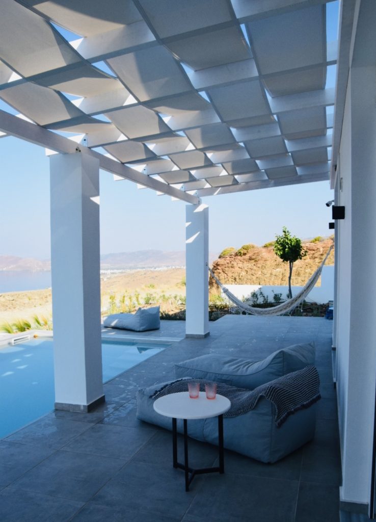 Villa in Karystos with private swimming pool and sea view